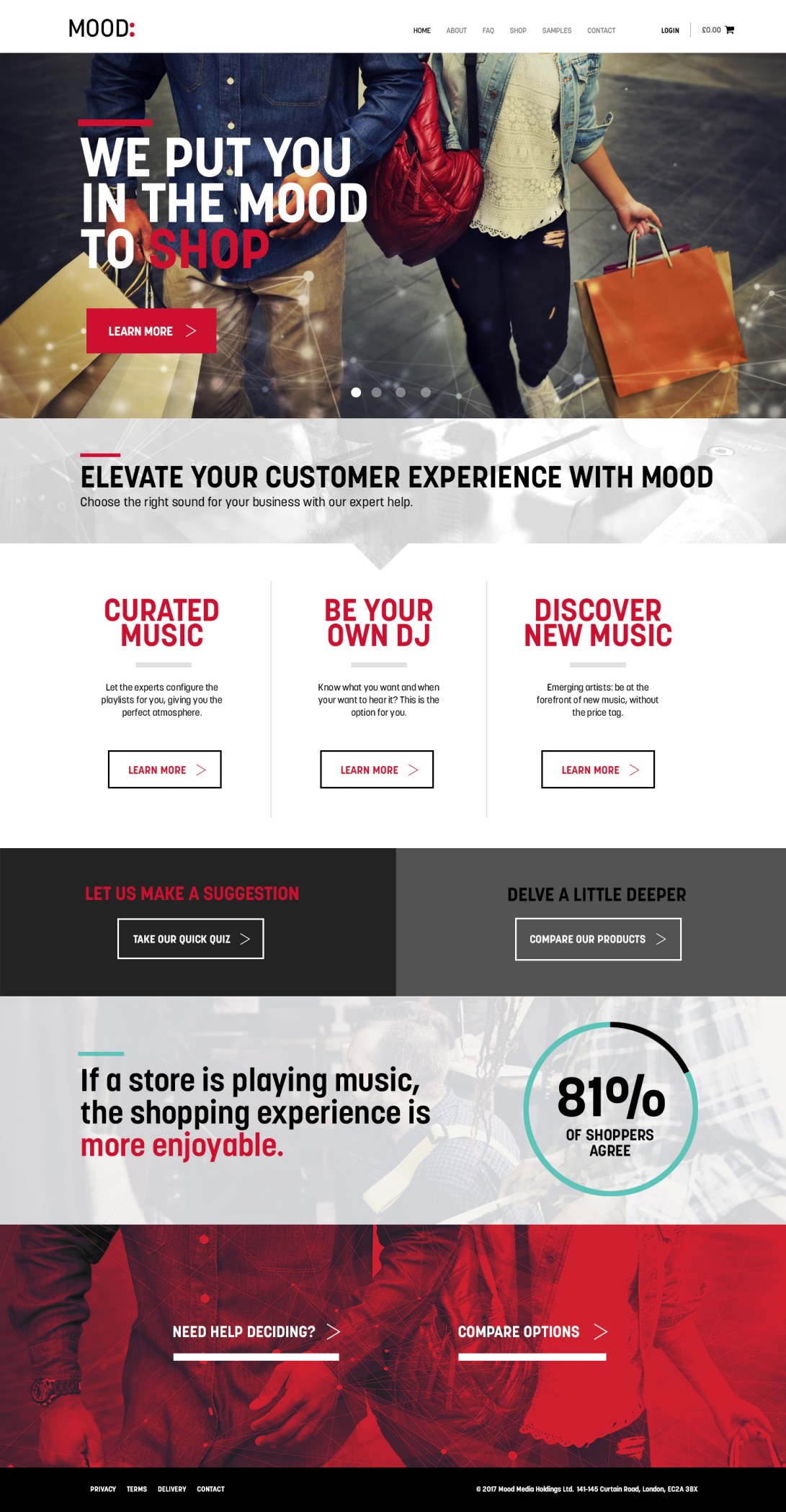Mood International Shop Site